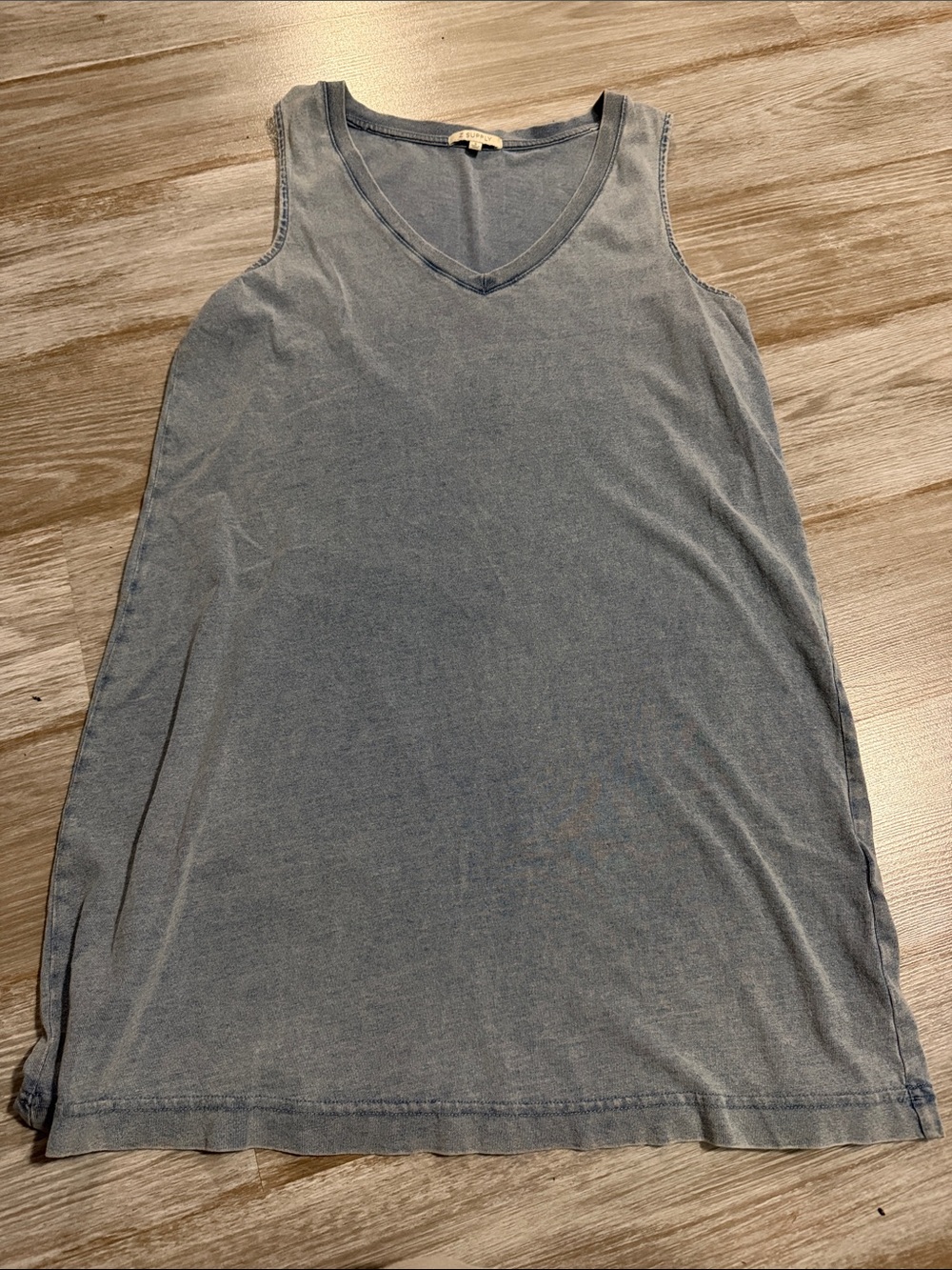 Z Supply Women's V-Neck Sleeveless Dress- Slate Blue